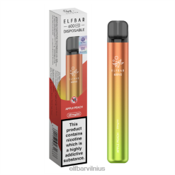 Elf Bar Cigarette - ELFBAR 600V2 vienkartiniai garai obuolinis persikas 6VDNX11