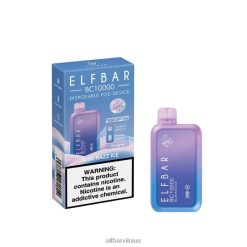 Elf Bar Cigarette - ELFBAR BC10000 vienkartiniai garai mėlynas razz ledas 6VDNX277