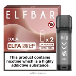 Elf Bar Cigarette - ELFBAR ELFA iš anksto užpildyta ankštis (2 pakuotės) kolos 6VDNX109