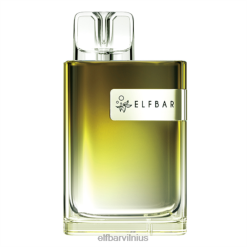 Elf Bar Elektronine Cigarete - ELFBAR Crystal CR600 vienkartiniai garai bananų ledas 6VDNX38