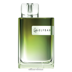 Elf Bar Elektronine Cigarete - ELFBAR Crystal CR600 vienkartiniai garai braškių kivi 6VDNX31