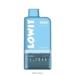 Elf Bar Kaina - ELFBAR LOWIT 5500 iš anksto užpildytas ankšties rinkinys mėlyna avietė 6VDNX362