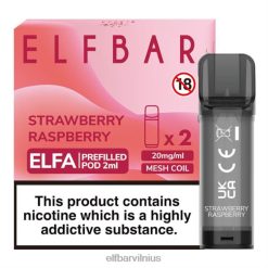 Elf Bar Vape - ELFBAR ELFA iš anksto užpildyta ankštis (2 pakuotės) braškių aviečių 6VDNX112
