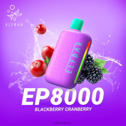 Elf Bar Vape - ELFBAR EP8000 vienkartiniai garai gervuogių spanguolių 6VDNX308