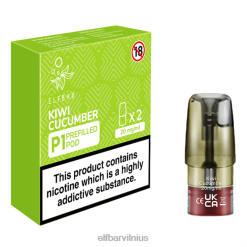 Elf Bar Vape - ELFBAR Mate 500 P1 iš anksto užpildytos ankštys (2 pakuotės) ksenonas 6VDNX168