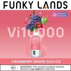Elf Bar Vilnius - ELFBAR Funky Lands Vi10000 vienkartiniai garai spanguolių vynuogių duo ledas 6VDNX393