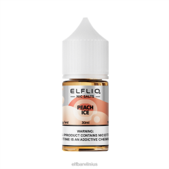 persikų ledas ELFBAR ELFLIQ Nic druskos 30ml 0FBL022