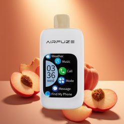 AirFuze Smart 30000 Puffs Disposable Pod Sultingos Persikos skonio, 5% nikotino, 900mAh