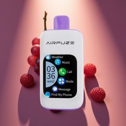 Airfuze Smart Pro 40000 Puffs Grape Burst išmaniškasis išmetamasis veipas, 900mAh, 20ml, 2%/5% nikotino
