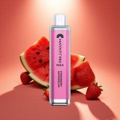 Hayati Pro Max 4000 Puffs Disposable Vape Braškė Arbūzas, 2%/5% Nikotino, 1400mAh, 4000 Traukimų