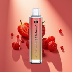 Hayati Pro Max 4000 Puffs Disposable Vape Braškinių Želė Saldainiai, 1400mAh, 2ml/10ml