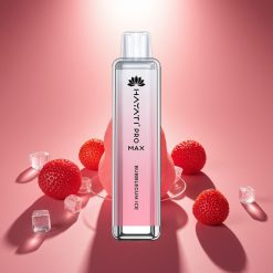 Hayati Pro Max 4000 Puffs Disposable Vape Burbulinis Ledas 2%/5% Nikotino, 4000 Traukymų, 1400mAh