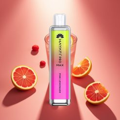 Hayati Pro Max 4000 Puffs Disposable Vape Rožinis Limonadas 2%/5% Nikotino, 4000 Traukimų, 1400mAh