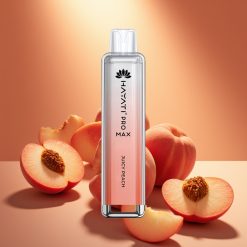 Hayati Pro Max 4000 Puffs Disposable Vape Sultingos Persikos skonio, 1400mAh, 2ml/10ml