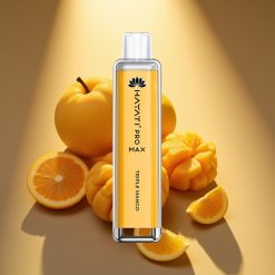 Hayati Pro Max 4000 Puffs Disposable Vape Trigubas Mango, 2ml/10ml, 2%/5% Nikotino, 1400mAh