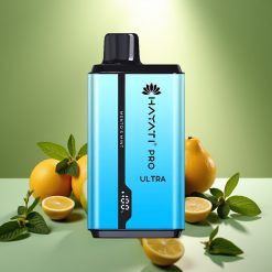 Hayati Pro Ultra 15000 Puffs Disposable Vape Mėtų Mentolius, 15000+ Puffs, 2×12ml, 2%