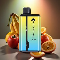 Hayati Pro Ultra 15000 Puffs Disposable Vape Vaivorykštė, 15000+ Puffs, 2×12ml, 2%