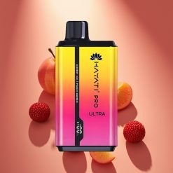 Hayati Pro Ultra 15000 Puffs Disposable Vape Vyšnių Ledas Persikas Mango, 15000+ Puff, 2×12ml, 2%