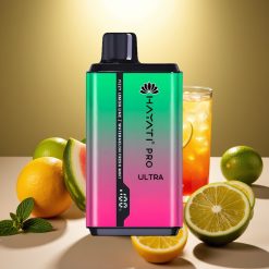 Hayati Pro Ultra 15000 Puffs Fizzy Citrina & Arbūzas Mėta, 850mAh, 2×12ml, 2% nikotino