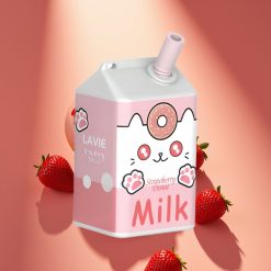 LAVIE Milk 7000 Puffs Braškinių Spurgų ir Pieno skonio