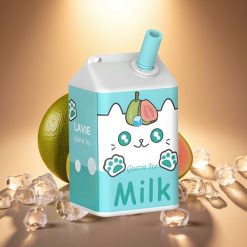 LAVIE Milk 7000 Puffs Disposable Vape Guavos ledas, 16ML, 5%, Type C