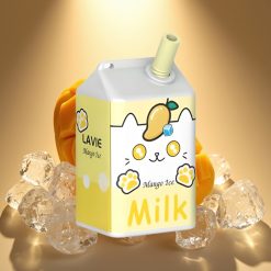 LAVIE Milk 7000 Puffs Dujinė Pypkė Mango Ledas, 16ML, 5% Nikotino, Type C