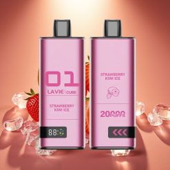 Lavie Cube 20000 Puffs Disposable Vape Braškės-Kivio Ledas, 28ML, 600mAh