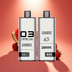 Lavie Cube 20000 Puffs Disposable Vape Braškių Arbūzas, 28ML, 5% nikotino, Type C