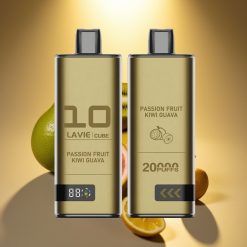 Lavie Cube 20000 Puffs Disposable Vape Pasiflora Kiwi Gvajava, 28ML, 5%, Type C