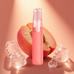 Snowplus Dash 4000 Puffs Disposable Device Persikų Ledas, 7.5 ml, 530 mAh