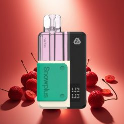 Snowplus Swift Pod Komplektas 15000 Pruokštų, Frizuotoji Vyšnia, 1000 mAh, 2+10 ml