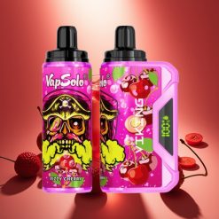 VapSolo VIKING 12000 Pūtų Vienkartinis Vaporizatorius Fizzy Cherry 22ml 20/50 mg/ml Type-C
