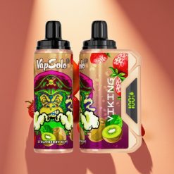VapSolo VIKING 12000 Puffs Disposable Vape Braškė-Kivis, 22ml, 20/50 mg/ml, Type-C