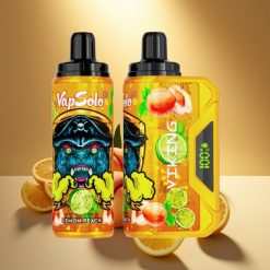 VapSolo VIKING 12000 Puffs Disposable Vape Citrina Persikas, 22ml, 20/50 mg/ml, Type-C