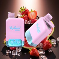 Vapsolo Twins 20000 Puffs Juodasis Ledas ir Draugais Uogos & Arbūzas, 40 ml, 20mg/ml, Type-C